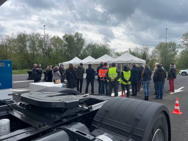 Inauguration de la nouvelle station multi-énergies de Champigneulles
