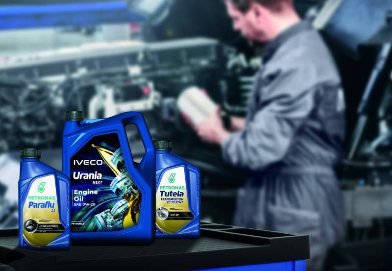 Partenariat IVECO EST et Petronas pour des lubrifiants Urania haut de gamme en Lorraine depuis plus de 10 ans