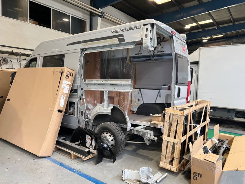 Réparations carrosserie et pare-choc sur utilitaire à Metz proche de Briey