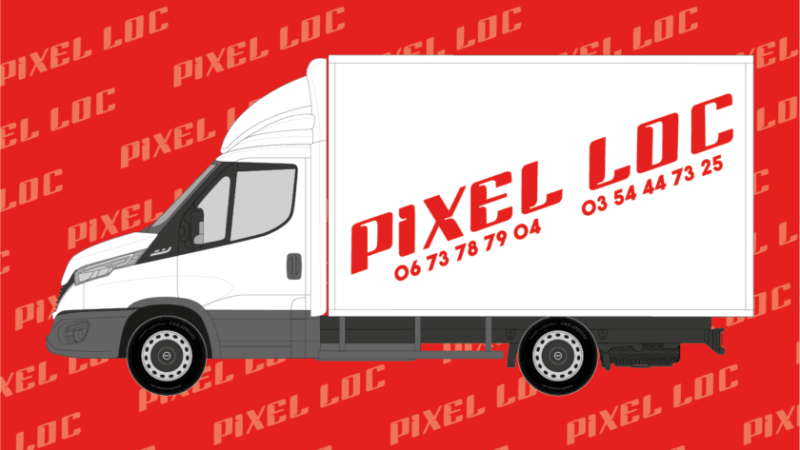 Flotte d'utilitaires disponibles chez Pixel Loc à Metz